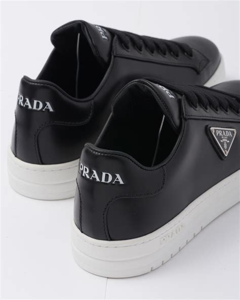 ladies prada leather sneakers|prada shoes sneakers women's.